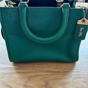 Coach rogue 25 satchel green